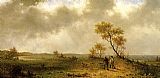 Two Hunters in a Landscape by Martin Johnson Heade